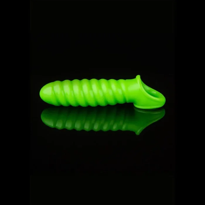 OUCH! Glow In The Dark Swirl Stretchy Penis Sleeve