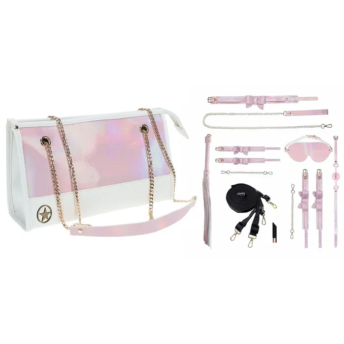OUCH! Paris Collection BDSM Kit with Bag – Pink