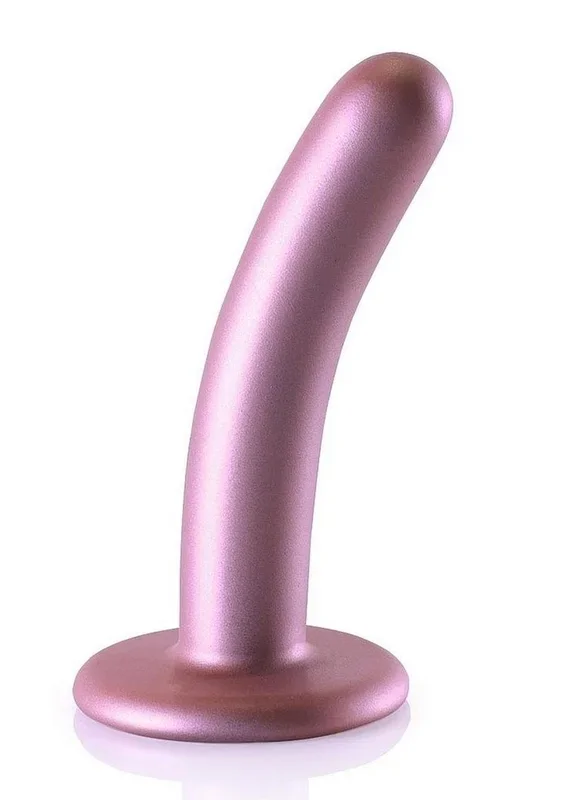 Ouch! Smooth G-Spot Silicone Dildo 5in – Metallic