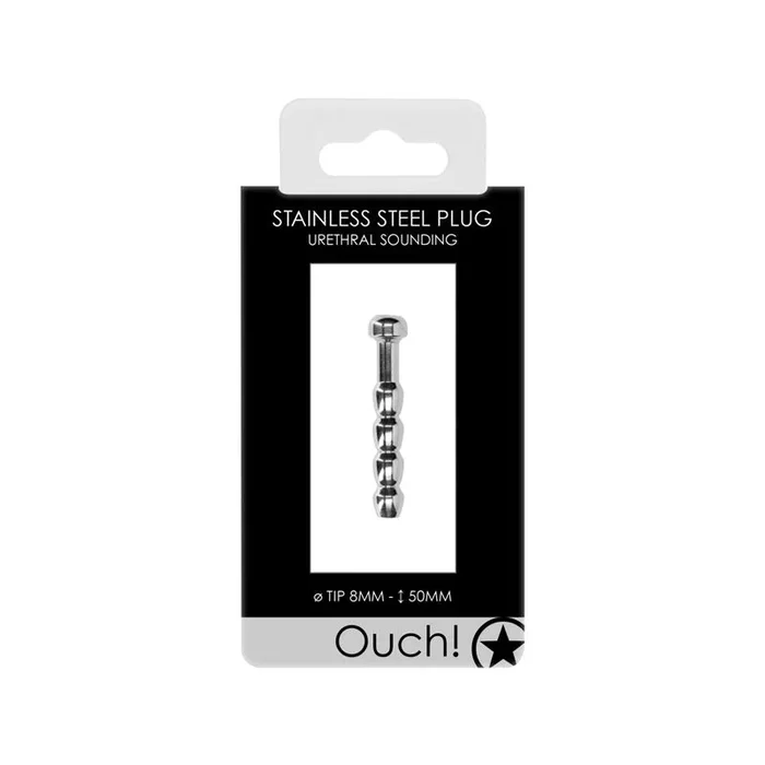 OUCH! Urethral Sounding – Metal Plug – 8mm