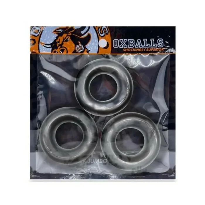Oxballs Fat Willy 3-pack Jumbo Cockrings Flextpr Steel