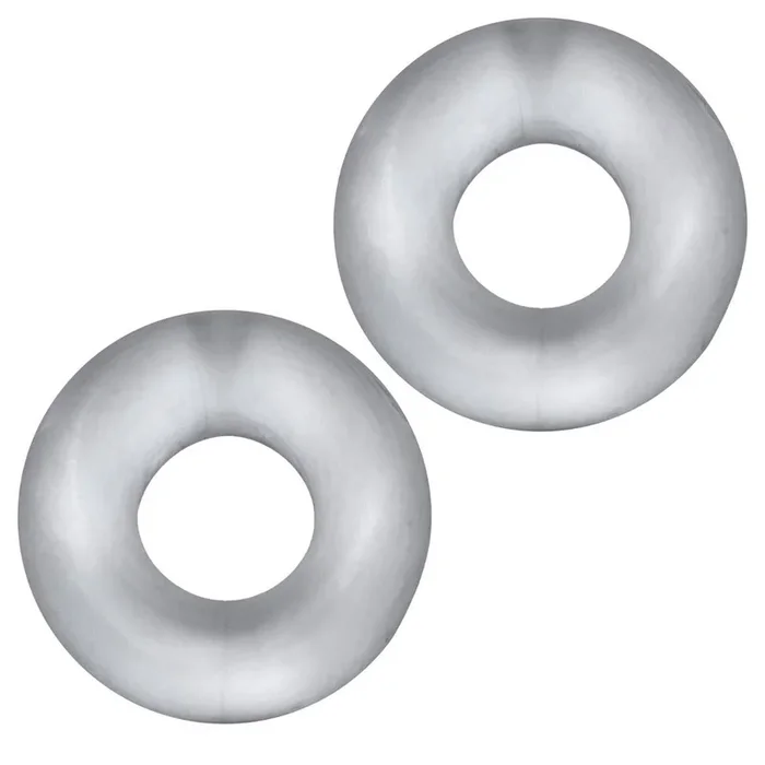 Oxballs Hunkyjunk Stiffy 2-Pack Bulge Cockrings Clear Ice