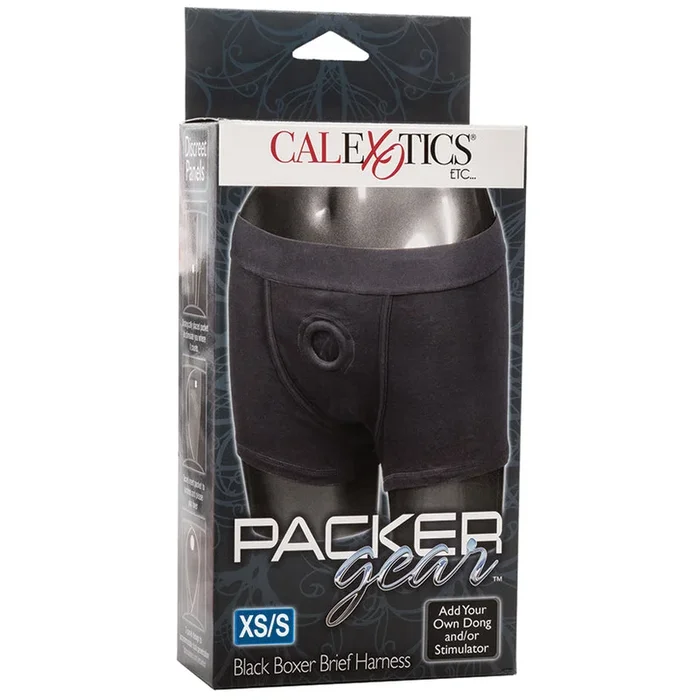 Packer Gear Boxer Brief Harness – Black XS/S