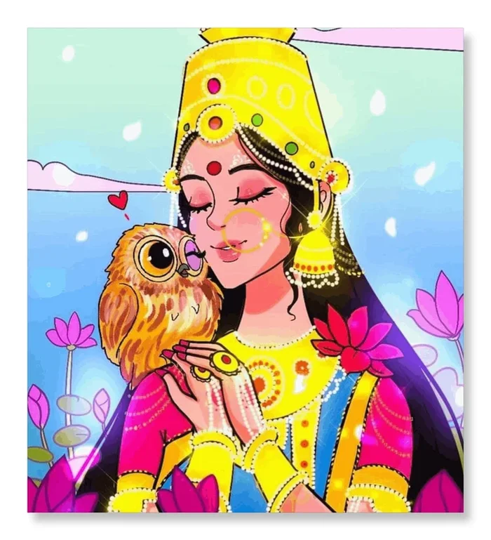 Padmaja with Uluka – Lakshmiji