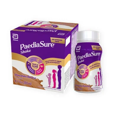 PaediaSure Shake Chocolate Flavour Multivitamin Drink for Kids 4 x 200ml