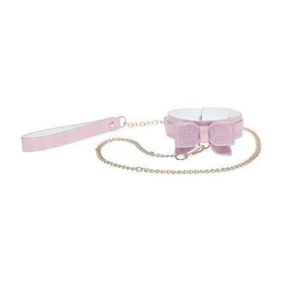 Paris Collection – Collar with Leash – Pink