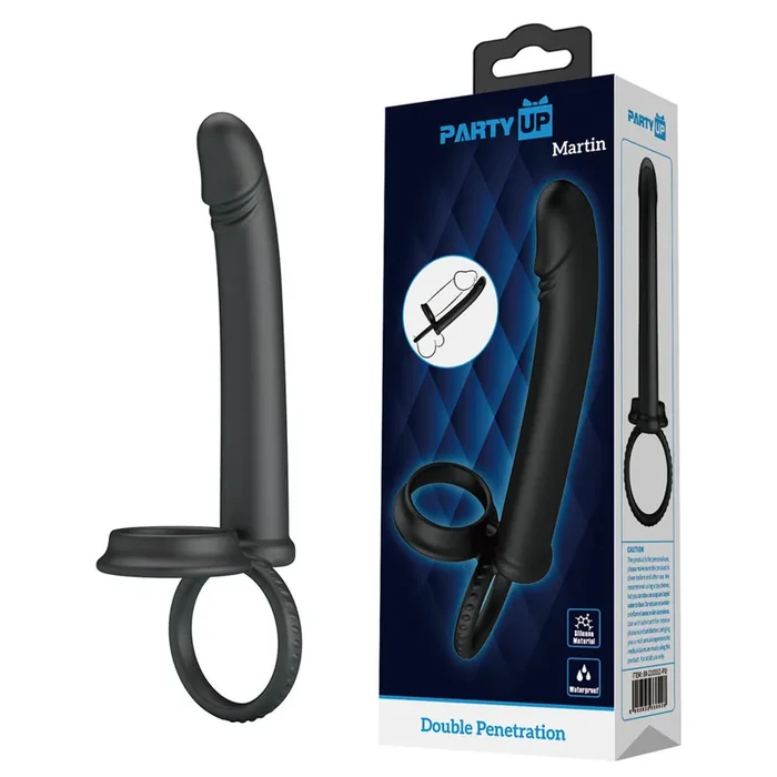 Party Up MARTIN Double Penetrator – Cock & Ball Rings with Double Penetrator