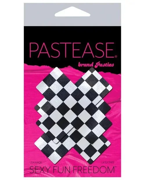 Pastease Checker Cross – Black/White