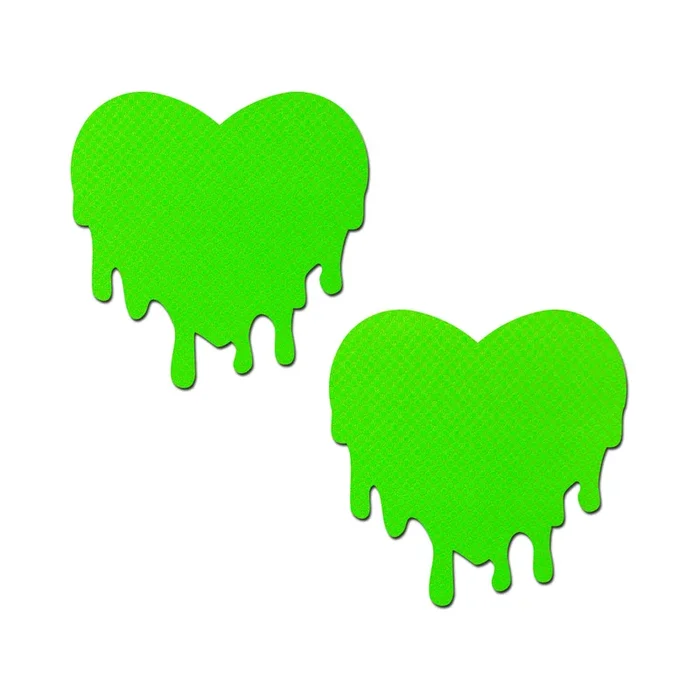 PASTEASE NEON GREEN MELTY HEARTS