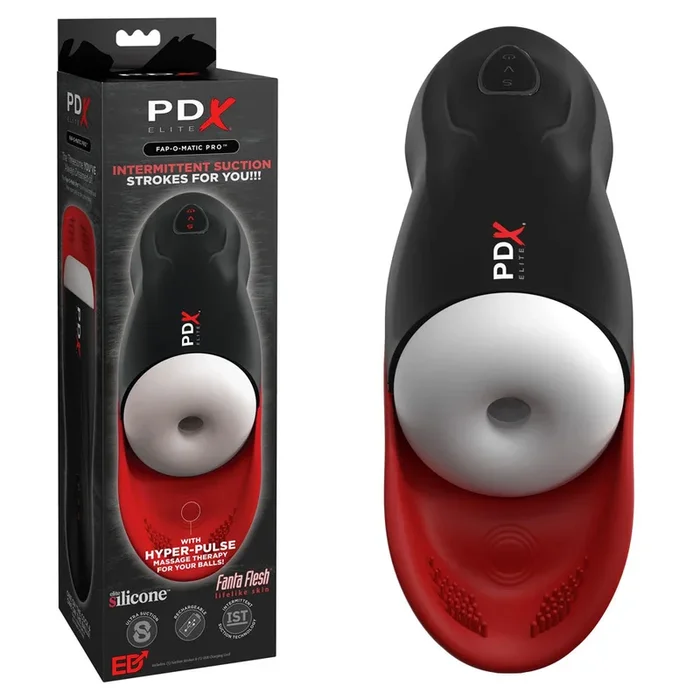 PDX Elite Fap-O-Matic Pro – USB Rechargeable Sucking Masturbator