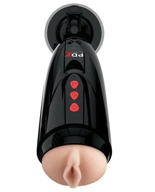 PDX Elite Rechargeable Dirty Talk Starter Masturbator