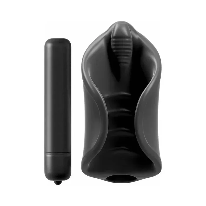 PDX Elite Vibrating Silicone Stimulator Stroker