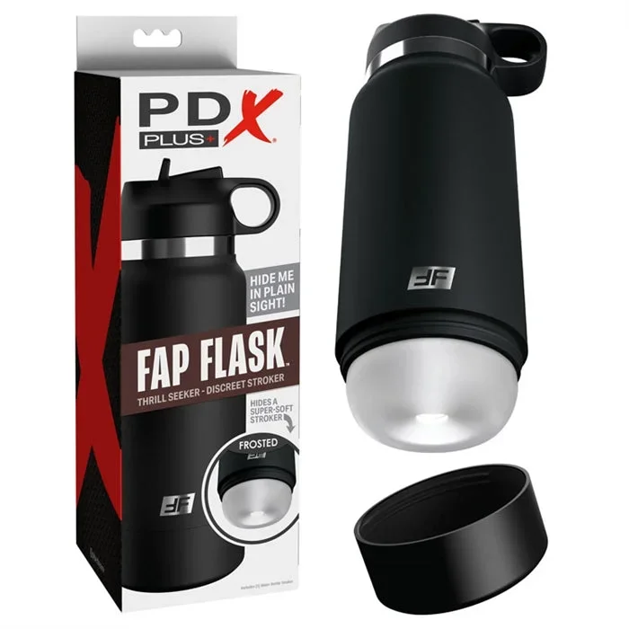 PDX Fap Flask Flask Thrill Seeker Masturbator by Pipedreams Products®