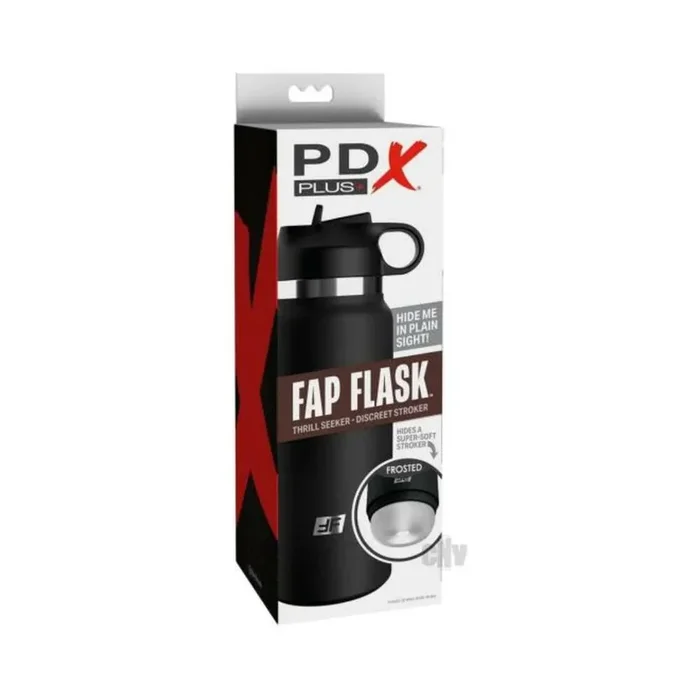 Pdx Plus Fap Flask Thrill Seeker Stroker – Frosted/black