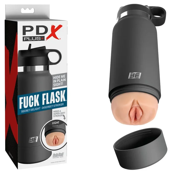 PDX Plus FUCK FLASK Secret Delight Male Stroker – Flesh