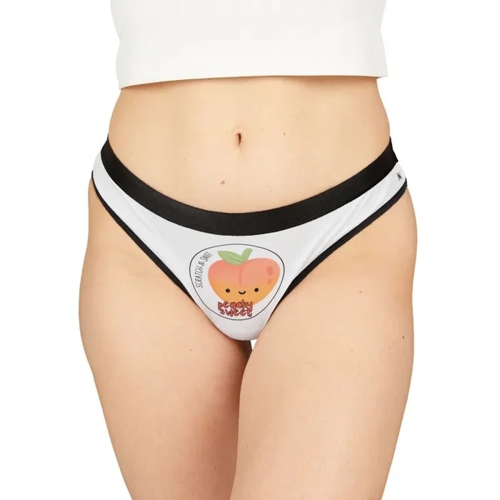 Peachy Sweet Scratch N Sniff | Mix & Match Women’s Fun-Flirty Lovers’ Thongs