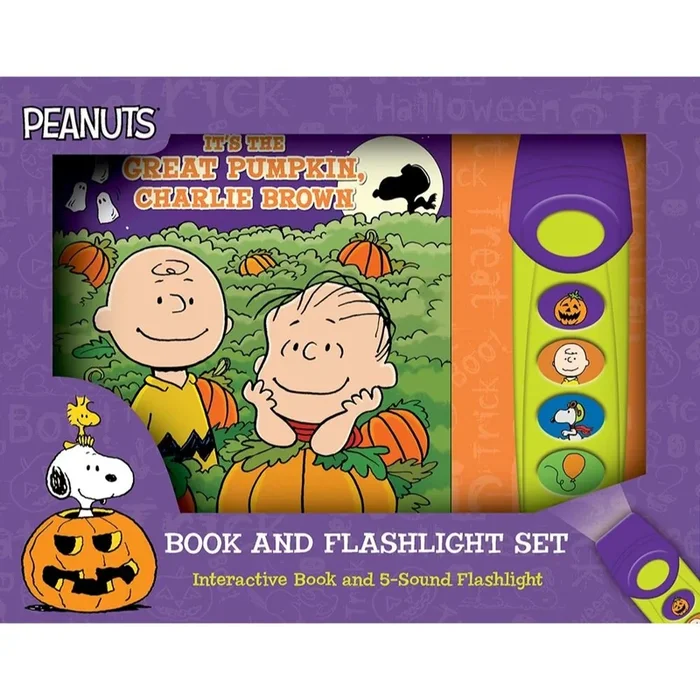 Peanuts: It’s the Great Pumpkin, Charlie Brown Book and 5-Sound Flashlight Set