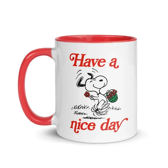 Peanuts Snoopy Have A Nice Day Two-Tone Mug