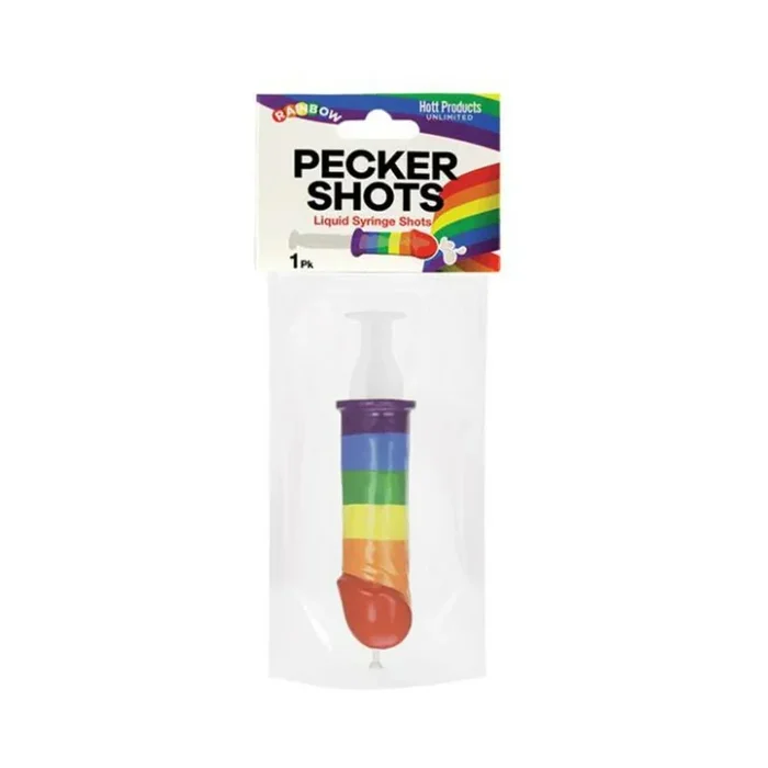 Pecker Shot Syringe – Rainbow