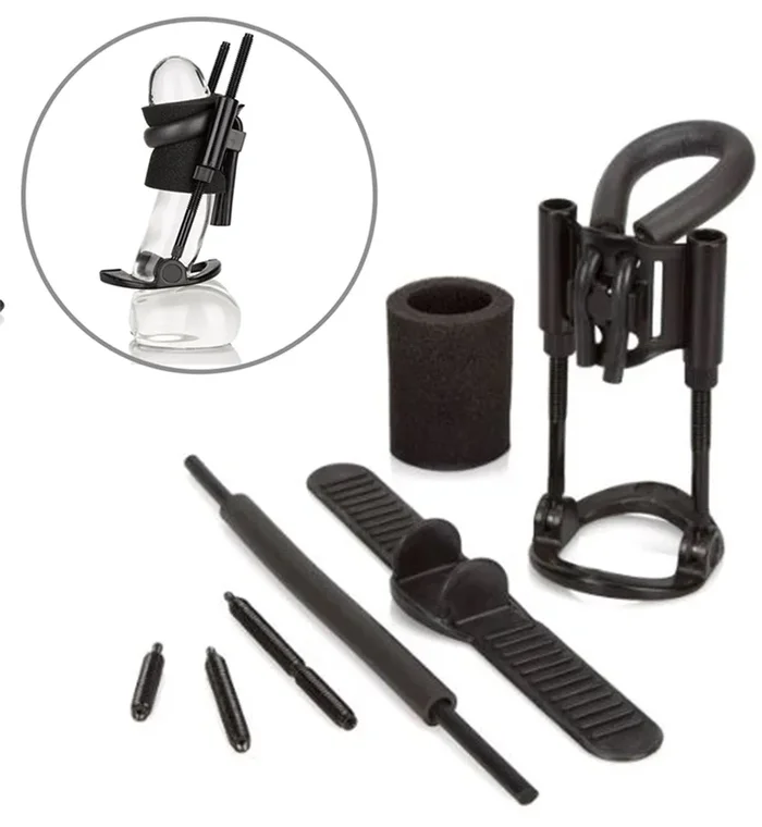 Penis Extender Adjustable Black Max Length 6.5 Inches