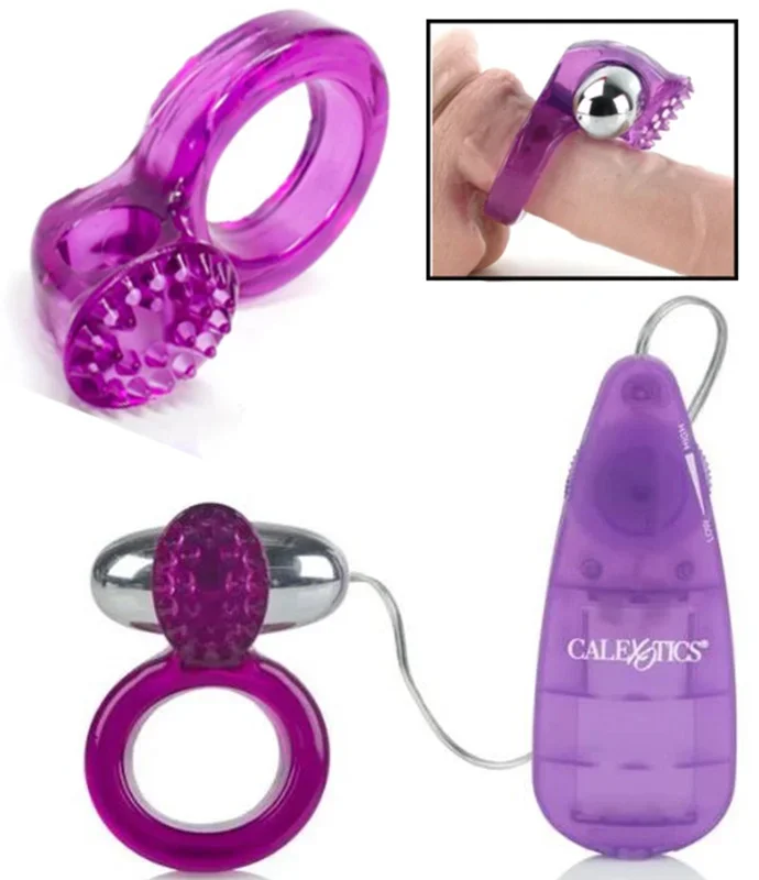 Penis Ring Of Passion With Removable Vibrating Bullet Purple