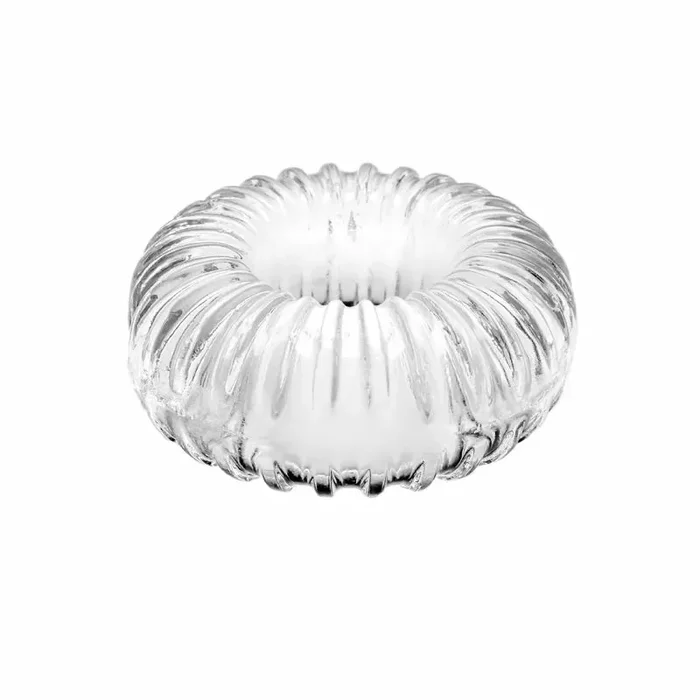 PerfectFitBrand Ribbed Cock Ring – Transparent