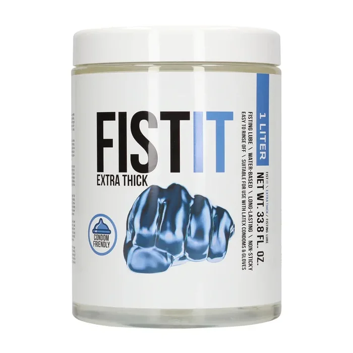 Pharmquests Fist-It Extra Thick – Thick Water Based Lubricant – 1000 ml Tub