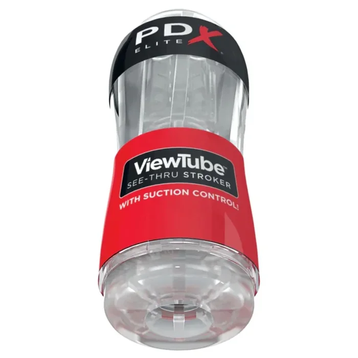 Pipedream “PDX Elite” ViewTube See-Thru Stroker Masturbator – Clear
