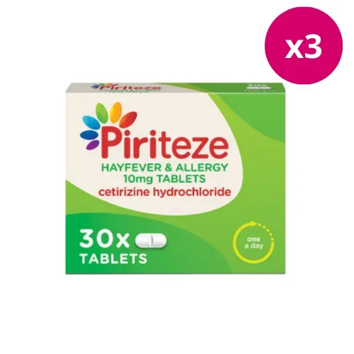 Piriteze One A Day Tablets 30s x 3