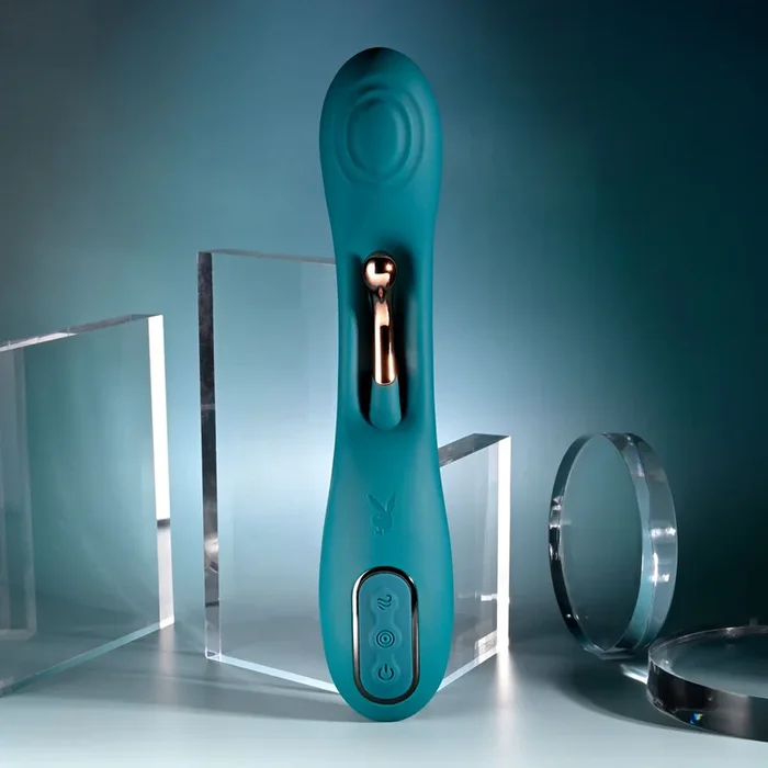 Playboy Pleasure AURELIE – 22.7 cm USB Rechargeable Vibrator with Internal Flicker