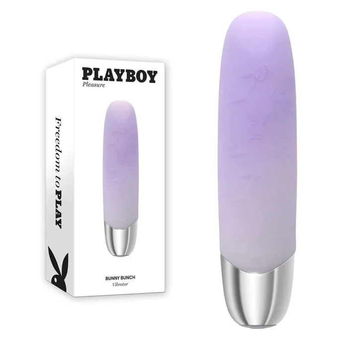 Playboy Pleasure BUNNY BUNCH – Pearl 11.3 cm USB Rechargeable Bullet