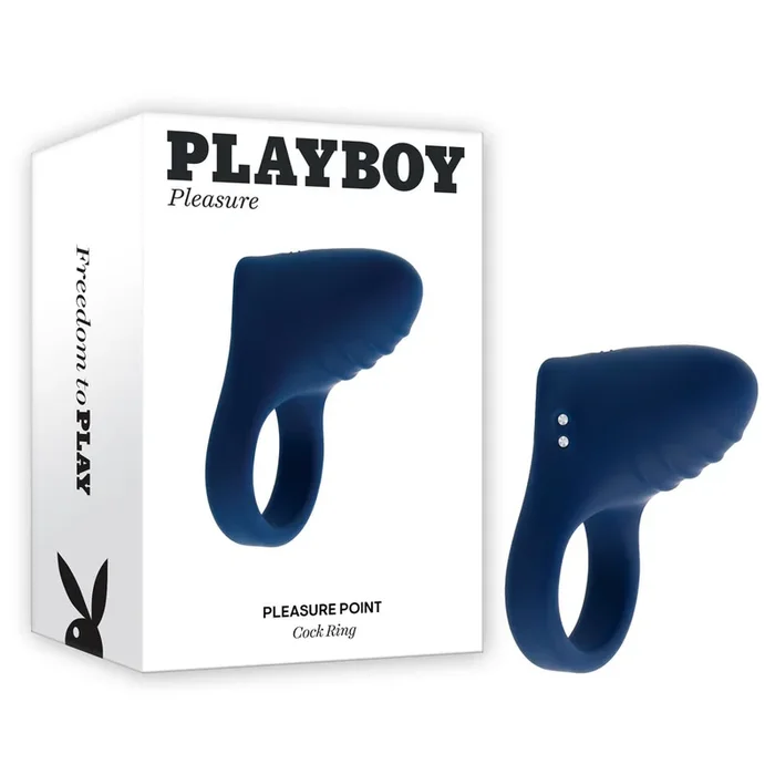 Playboy Pleasure PLEASURE POINT – USB Rechargeable Vibrating Cock Ring