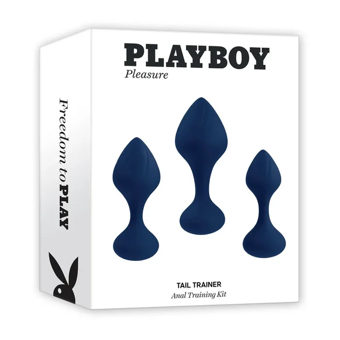 Playboy Pleasure TAIL TRAINER – Butt Plugs – Set of 3 Sizes