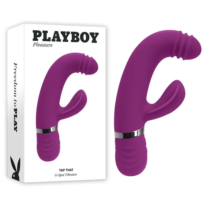 Playboy Pleasure TAP THAT – 16.5 cm USB Rechargebale Rabbit Vibrator