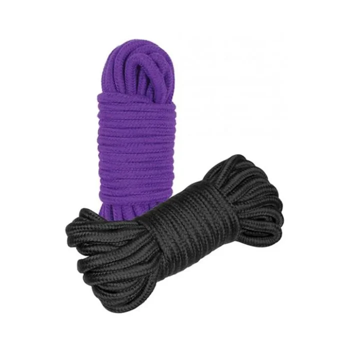 Ple’sur Purple & Black 10 M / 33 Ft. Rope Kit 2-pack