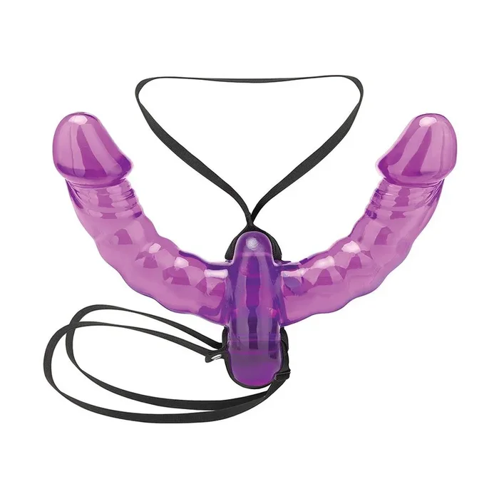 Pleasure For 2 Double-Ended Strap-On – Purple