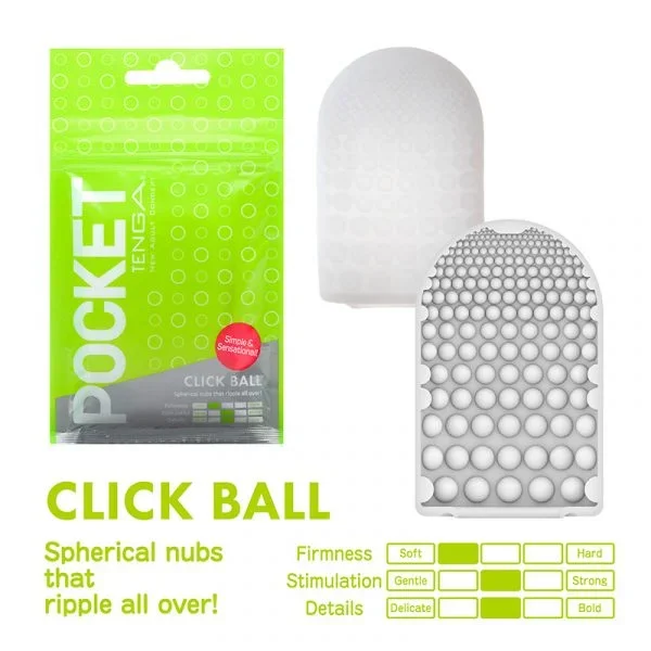 Pocket Tenga Single Use Click Ball Masturbator by Tenga