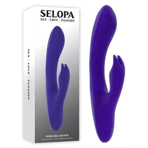 Poseable Bunny Vibrator by Selopa