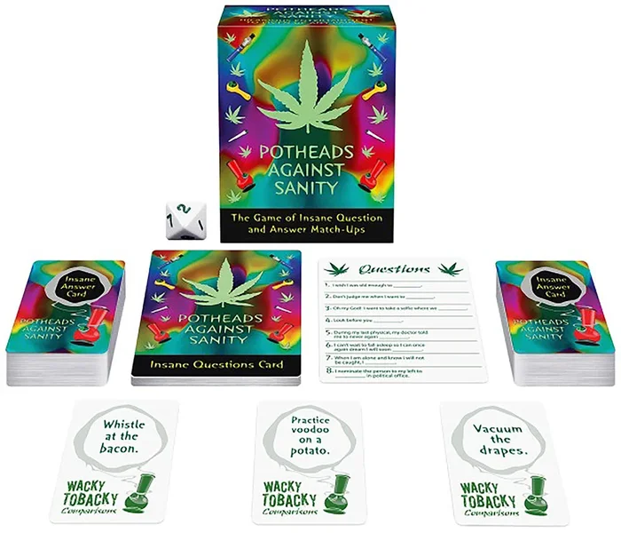 Potheads Against Sanity: Hilarious Card Game with Crazy Questions and Wacky Answers