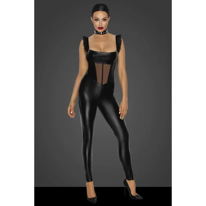 Power Wetlook Overall w Tulle Panel – 3 sizes