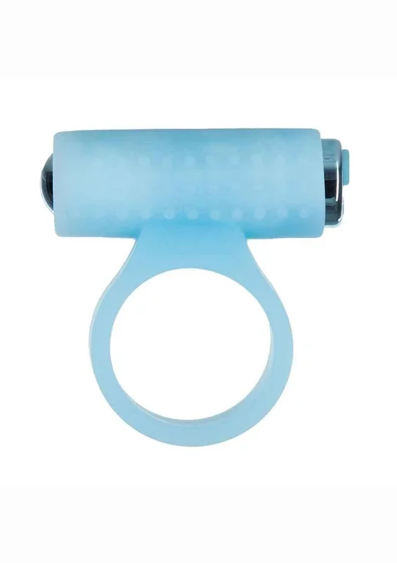 Powerbullet Cosmic Ring Rechargeable Silicone Vibrating Cock Ring – Glow In