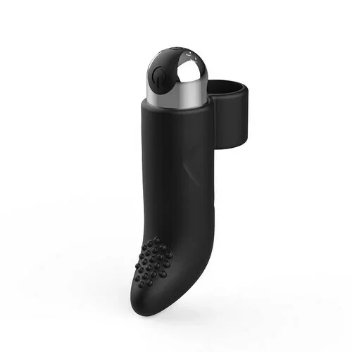 Powerful 10 Speed Rechargeable Silicone Finger Bullet Vibe