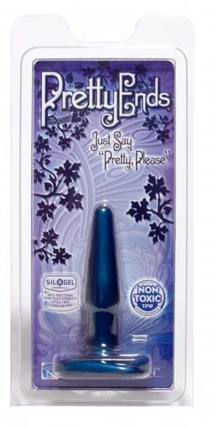 Pretty Ends Iridescent Butt Plug Small Midnight Blue