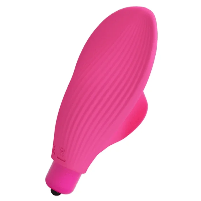Pretty Love Nicole Ribbed Silicone Finger Vibrator