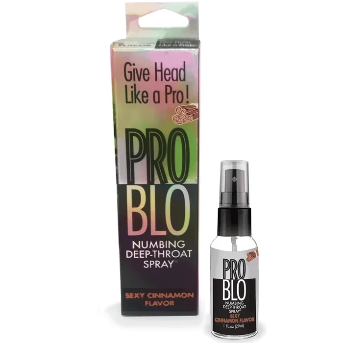 Pro Blo Sexy Cinnamon Numbing Deep-Throat Spray – 1 oz.