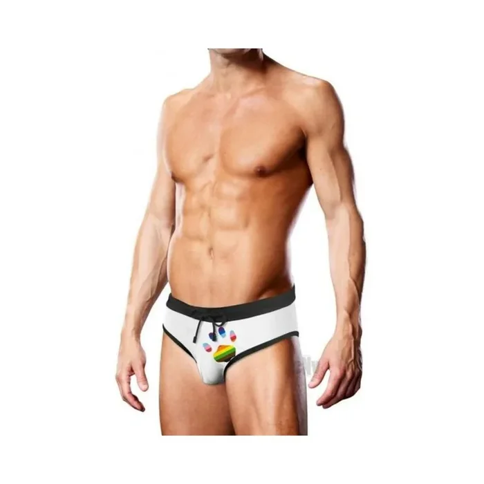 Prowler Swim Wht Oversize Paw Brief Xl