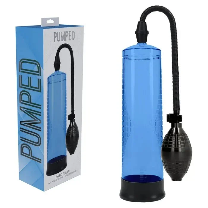 PUMPED Basic Pump 1 – Blue – Blue Penis Pump
