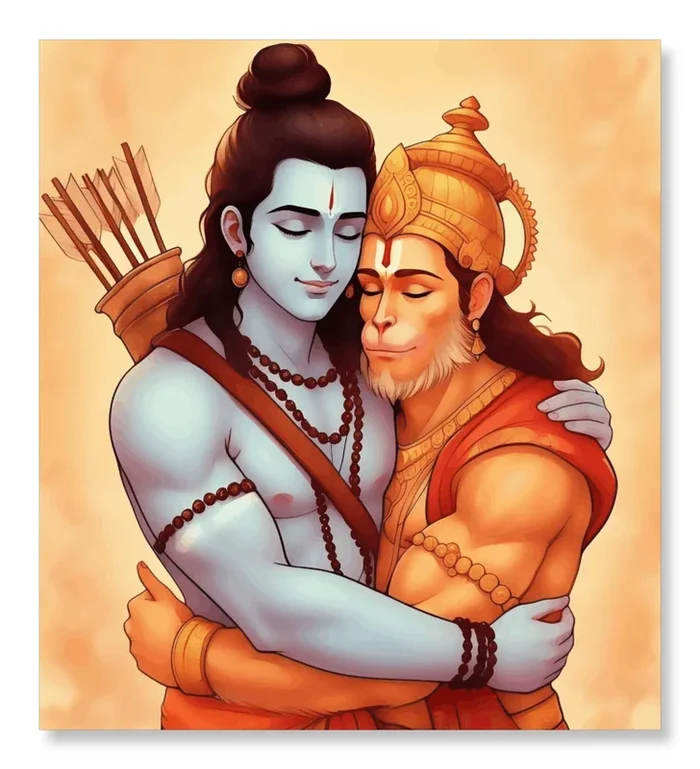Rama and Hanumana
