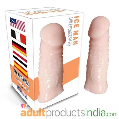 Real Flesh Penis Sleeve Extension-Iceman