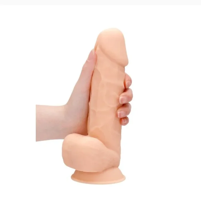 Real Rock – Realistic Thermo Reactive Silicone Dildo with Suction Cup Base | 8.5 inches